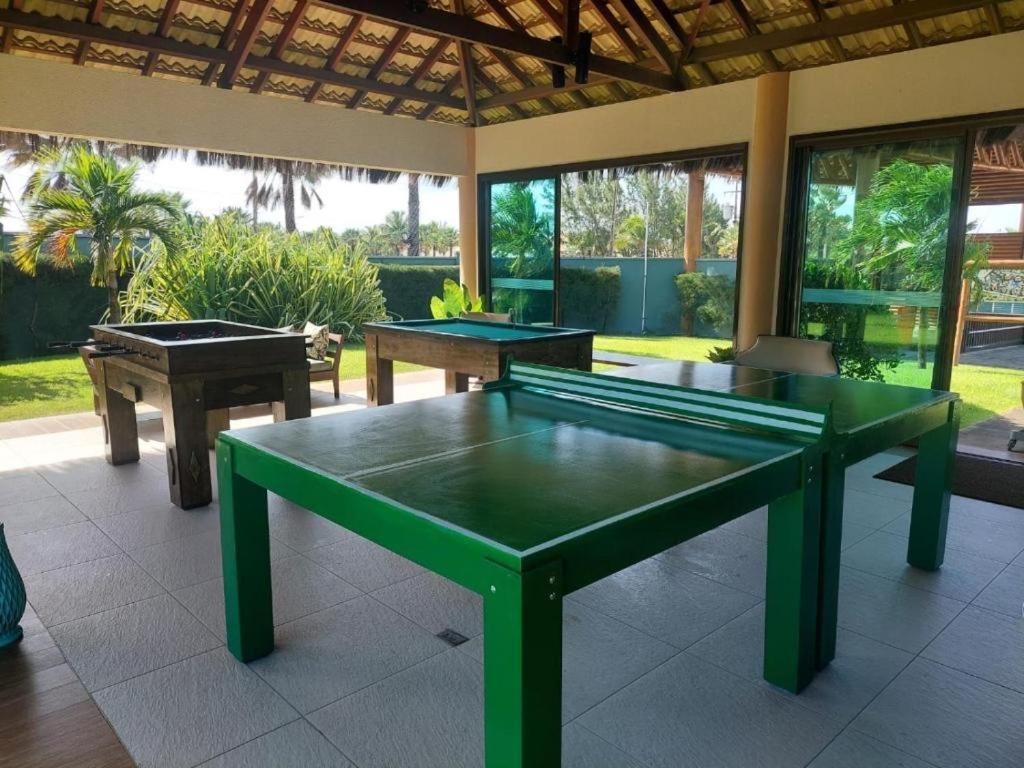 Paraiso Frente Mar!! 04 Pessoas-Pe Na Areia Vg Sun Cumbuco-Hidro, Sauna, Academia, Piscina,Cozinha Completa, Wifi, Parquinho Infantil מראה חיצוני תמונה